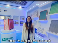 YANING Laminar Air Flow Hood Terminal Housing Kamar Bersih Filtrasi Terbaik Serat Kaca 99,995% 0,3mikro