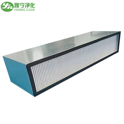 0.3 Mikron Cleanroom Filter Udara Desain Kustom Deep Pleat Hepa H13 H14 Ulpa U15