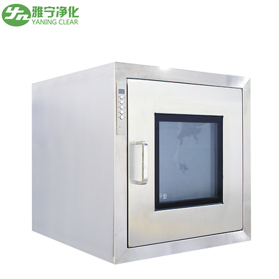 Sus304 Electronic Interlock Clean Room Pass Through Box Untuk Laboratorium Farmasi