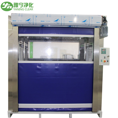 Yaning Clean Room CE/ISO/GMP HEPA Filter PVC Shutter Door SUS304 Cargo Air Shower