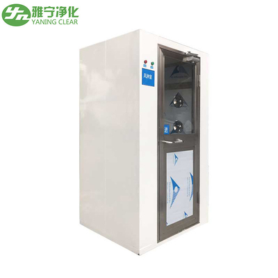 Baja tahan karat 304 kamar bersih Air Shower Elektronik Interlock Airlock H13 HEPA Filter