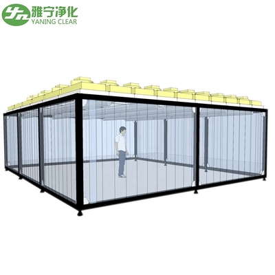 Ruang Bersih Steril Booth Oem Kelas 100 Ruang Bersih Modular Iso 5 Iso 7