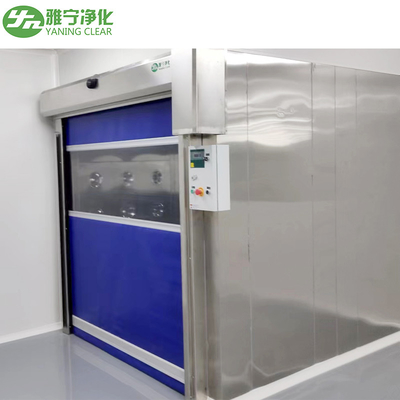 Shower Udara Cleanroom Induksi Otomatis 27m / S Kecepatan Udara SUS304 Stainless Steel