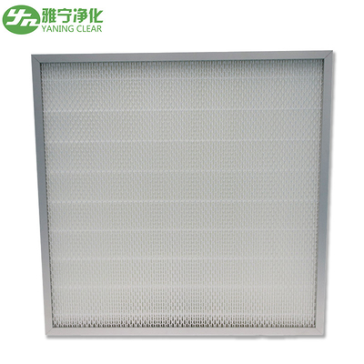 Filter Udara HEPA Mini Pleat Ganti Filter H13 HEPA Dengan Bingkai Galvanis
