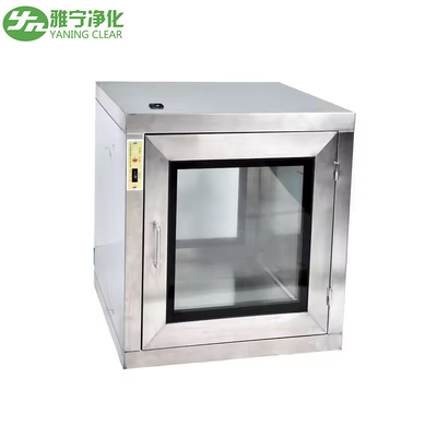 Electronic Interlock Stainless Steel Pass Through Box Untuk Laboratorium Farmasi Biologis