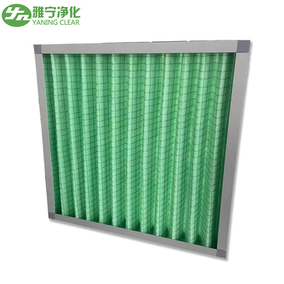 Filter Udara Pra Kinerja Tinggi G1 ~ G4 Filter Panel Lipit CE / ISO Disetujui