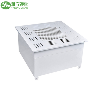 BFU Powder Coating Steel Hepa Filter Terminal Box Dengan Unit Filter Fan / Blower