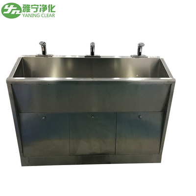 Wastafel Cuci Tangan Multi Stasiun 3 Orang, Wastafel Stainless Steel Industri