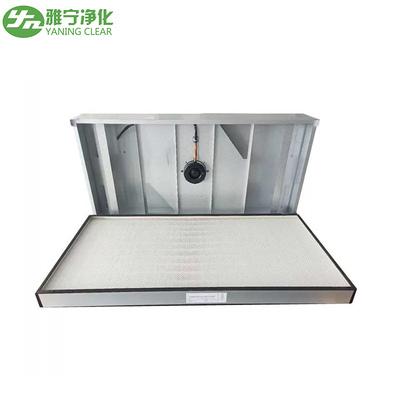 Unit Filter Kipas Hepa Kamar Bersih, Exhaust Fan Aluminium Zinc Plate Filter Coil