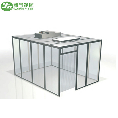 Keamanan Listrik Ss304 Class 1000 Clean Room Booth 170w FFU Power Garansi 1 Tahun