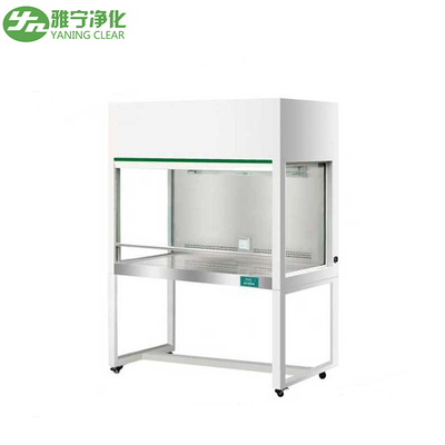 Pelat Warna Vertikal Laminar Clean Bench 730mm Tinggi Permukaan Kerja Kebisingan Rendah