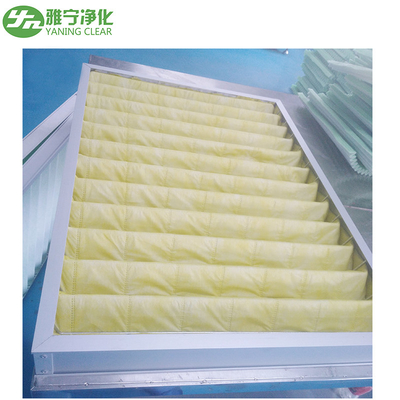 Filter Udara Saku Panel Efisiensi Sedang, Filter Bag F8 Untuk Peralatan Bersih
