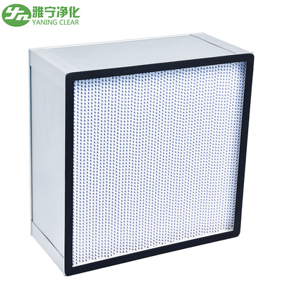 Bingkai Aluminium Filter HEPA Lipit Dalam yang Disesuaikan Untuk Industri Makanan