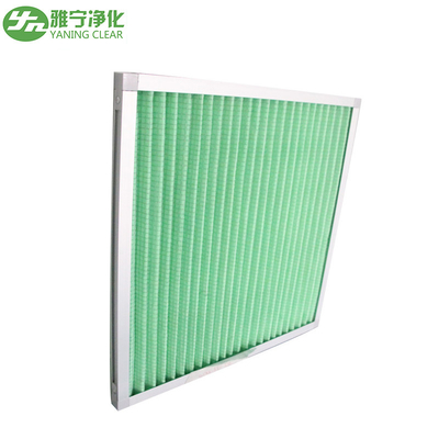 Filter Udara Saku Primer Anti-Statis Dengan Mesh Logam Tertutup 520 * 520 * 21mm