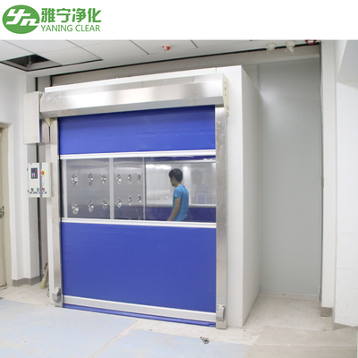 Pintu Rana PVC 27m / S Cargo Air Shower Tunnel EVA Sealing Stainless Steel