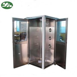L Type Cleanroom Air Shower Tubuh Stainless Steel Untuk Pabrik Elektronik