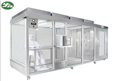 Ultra Clean Down Flow Clean Room Booth Kelas 100-100,000 Untuk Industri Kosmetik
