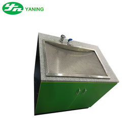 Wastafel Cuci Tangan Medis Kecil Dengan Lempengan Marmer Dan Jaring Filter Stainless Steel