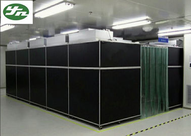 Aliran Vertikal Kelas 100 Cleanroom, Kamar Bersih Dinding Transparan PVC Mudah Pindah