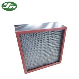 SS 304 HEPA Filter Udara Tahan Suhu Tinggi Untuk Area Bersih Suhu Tinggi