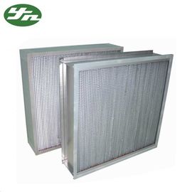 Ukuran Filter Udara HEPA Suhu Tinggi Disesuaikan Aluminium Foil Terpisah Untuk Oven Bersih