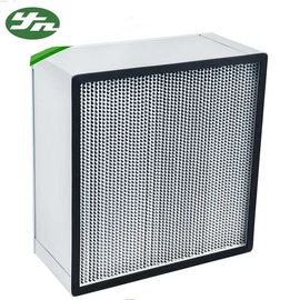YN-DHF HEPA Filter Udara Bingkai Paduan Aluminium Dengan Pemisah Aluminium Foil