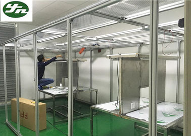 Electrical Safety Ss304 Class 1000 Clean Room Booth 170w FFU Power 1 Year Warranty