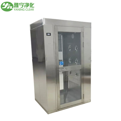 Yaning GMP Mandi udara kamar bersih stainless steel dengan kecepatan udara 22-27m / s dan 380V / 50Hz Parameter daya peralatan