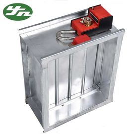 Aluminium Clean Room Ventilasi Katup Kontrol Volume Udara Peredam Diffuser Udara