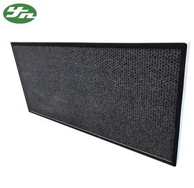 Bingkai Aluminium Filter Udara Karbon Aktif Honeycomb Untuk Pemurnian Udara
