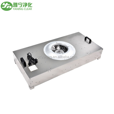 YANING FFU Unit Filter Kipas Bahan Baja Lapisan Serbuk untuk Langit-langit Kamar Bersih Sistem Filter HEPA