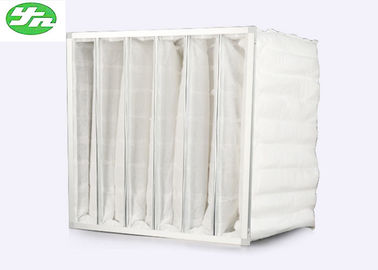 Filter Udara Saku Efisiensi Menengah F9 Anti Statis Untuk Industri Pemurnian