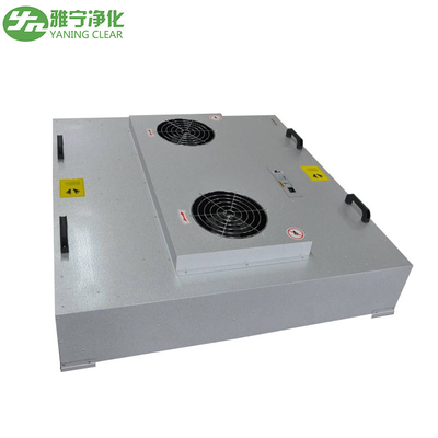 Unit Kipas Filter Ffu Motor Ganda Abu-abu, Unit Filter Kipas Kamar Bersih, Umur Panjang