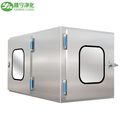 Kelas 100 Static Pass Box untuk clean room Transfer barang kecil Ukuran internal 600*600*600mm