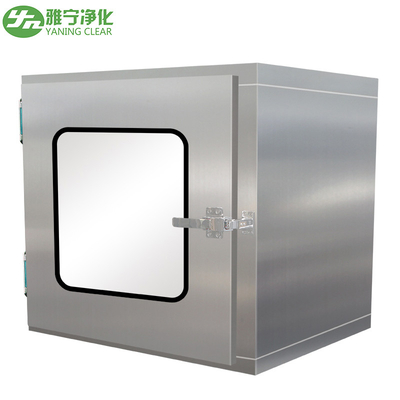 Ukuran Disesuaikan Cleanroom Pass Box Mini Pass Window Dengan Jendela Perspektif
