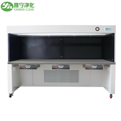 YANING stainless steel clean bench dengan HEPA filter kelas 100 Laminar flow workstation