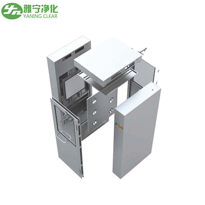 Yn-1500A baja tahan karat Dukungan kamar bersih Air Shower Dengan ukuran interior yang dapat disesuaikan Lxwxh dari 790X880X1910mm