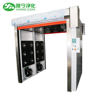 20m / S SUS304 Cargo Air Shower Tunnel PVC Door HEPA Filter