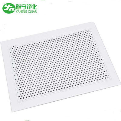 Powder Coating Pasokan Air Filter Grille, Aluminium Hvac Grilles Struktur Kompak