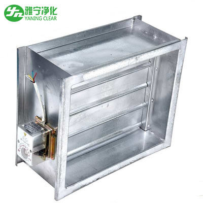 Sistem Ventilasi Katup Pengatur Volume Udara Baja Galvanis Di Saluran Udara