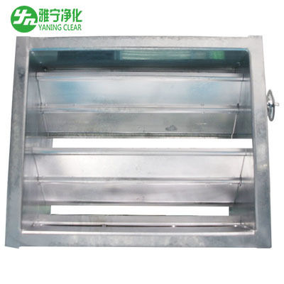Peraturan Manual Air Duct Damper Clean Room Ventilasi Air Damper Actuator