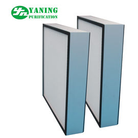Mini Pleat HEPA Air Filter Aluminium Alloy Frame Untuk Penggantian Unit Filter Kipas