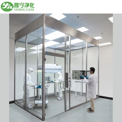 Modular Clean Room Booth ISO 5-ISO 7 dengan HEPA H13 Filter dan ukuran yang dapat disesuaikan untuk pemasangan cepat