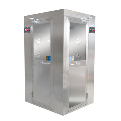 YANING GMP Standard Stainless Steel Base Plate Clean Room Air Shower dengan Waktu Mandi Udara yang Dapat Disesuaikan