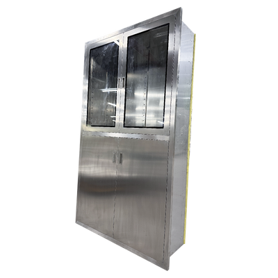 Kabinet Ruang Operasi Stainless Steel 304 Profesional Yaning dengan Ukuran yang Dapat Disesuaikan dan Pintu Terbuka Ganda