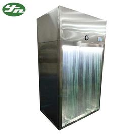 Stainless Steel 304 Cleanroom Air Flow System Sampling Booth 0.8kw Dengan Roda