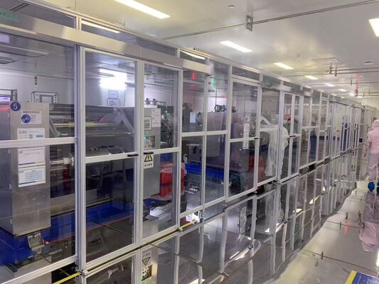 Quick Install Modular Clean Booth dengan Kecepatan Udara yang Dapat Disesuaikan 0,3-0,5m/s dan H14 HEPA Filter untuk perakitan bebas alat