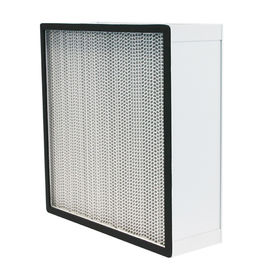Bingkai Paduan Aluminium Filter Udara HEPA Ukuran 610 * 610 * 292mm Atau Disesuaikan