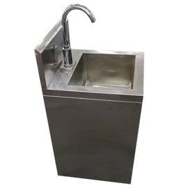 Rumah Sakit Single Seat AC 220 V/50 Hz Cuci tangan medis wastafel stainless steel industri wastafel