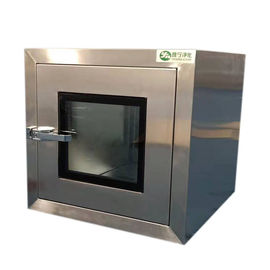 Biasa 600*600*600mm Cleanroom Pass Box melewati kotak peralatan kamar bersih